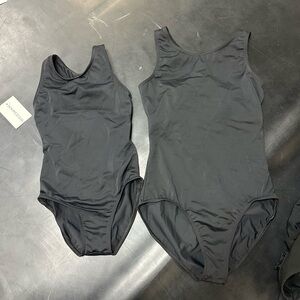 Black Sleeveless dance leotard